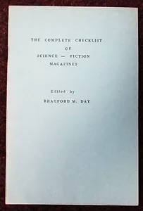 COMPLETE CHECKLIST OF SCIENCE FICTION MAGAZINES BY BRADFORD M. DAY 1961 - Picture 1 of 1
