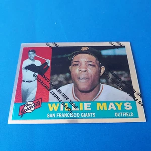 WILLIE MAYS 1996Topps Finest #200 Protective Film Giants HOF Great nm/m - Picture 1 of 4