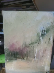PAINTING ORIGINAL ACRYLIC ON CANVAS 9”X12 By Emma Edun Art. - Picture 1 of 2