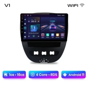 10.1" Autoradio Per Peugeot 107 2005-2014 1G+16GB Android 11 GPS Navi BT WIFI. - Foto 1 di 8
