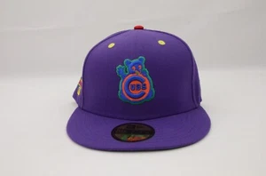 New Era Chicago Cubs MLB Color UV Purple Baseball Hat Multiple Sizes New - Picture 1 of 5