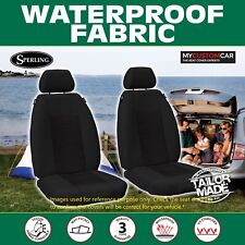 Isuzu D-Max D Max Dual Space Cab 2012-2020 Waterproof Fabric FRONT Seat Covers