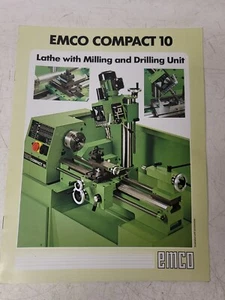 Emco Compact 10 Drehmaschine Fräsbohreinheit Original Produktprospekt fast neuwertig - Bild 1 von 3