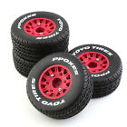 4pcs RC Car Tire 12MM 14MM 17MM Adapter Tyres Off-road Tires for 1/8 1/10 RC Car
