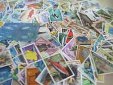 THEMATIC STAMPS KILOWARE FISH 20 GRAM LOTS