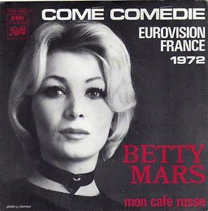 BETTY MARS COME COMEDIE / MON CAFE RUSSE FRENCH 45 SINGLE ALAIN GORAGUER - Picture 1 of 1