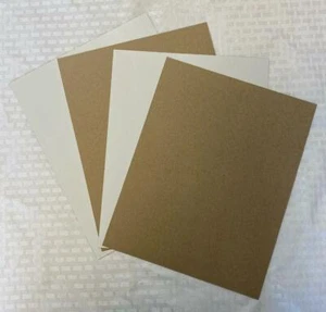 8-1/2 x 11 Chipboard Sheets/Pads 022 Pt.; Qty 100 Per Ctn. White One Side. - Picture 1 of 3