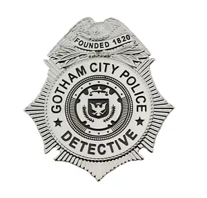 Insignia de la serie de televisión de detective de policía de Gotham City - Réplica - Imagen 1 de 3