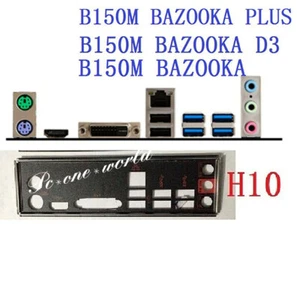 I/O Shield Backplate For MSI B150M BAZOOKA PLUS D3 Motherboard IO - Bild 1 von 4