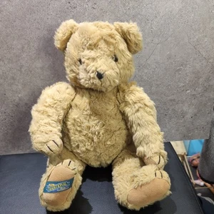 THE TRADITIONAL BEAR COLLECTION Jointed Vintage Teddy Bear Beige 11" Sitting - Picture 1 of 4