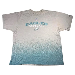 Vintage Y2K Philadelphia Eagles AOP Paint Splatter T-Shirt Sz XL Football NFL - Picture 1 of 14