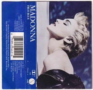Madonna True Blue Cassette 1986 SR Dolby HX Pro B NR 9 25442-4 07599254424 - Imagen 1 de 6