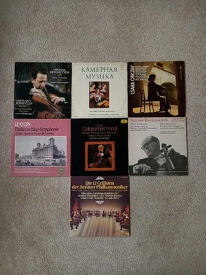 MIKHAIL KHOMITSER, NATALIA GUTMAN, CSABA ONCZAY, ROSTROPOWITSCH..& "CELLO"/LP'S  - Bild 1 von 4