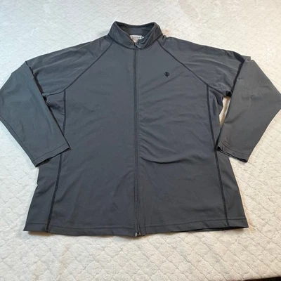 Coolibar Hombre Menorca Chaqueta Agua Manga Larga en Gris - Talla Grande Foto 1 de 4