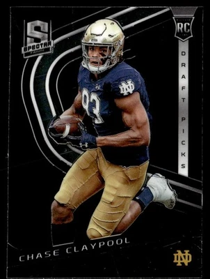 2020 Panini Chronicles Draft Picks Spectra Chase Claypool Rookie Notre Dame - Image 1 of 2