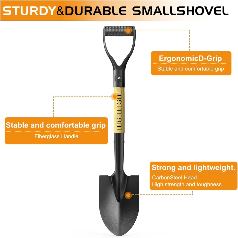 Kids Shovel, Small Shovels for Digging, Overall Length 28 Inches, Mini D Hand... - Image 1 of 4