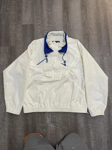 Chaqueta de golf vintage Eddie Bauer L 1/4 cremallera con capucha suéter empaquetable grande - Imagen 1 de 6