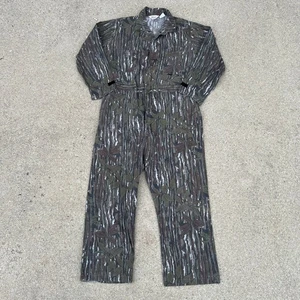 Vintage 90s Walls Realtree Treebark Camo Coveralls Mens XL Regular USA Made - Picture 1 of 13