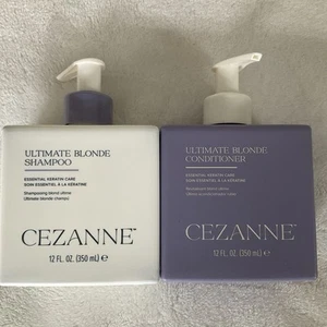 Cezanne Ultimate Blonde Shampoo & Conditioner Essential Keratin Care 12 oz Duo - Picture 1 of 6