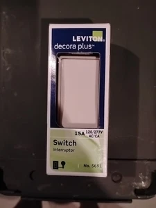 Leviton Decora 15 Amp Schwerlast Wippschalter, Light Almond - Bild 1 von 4