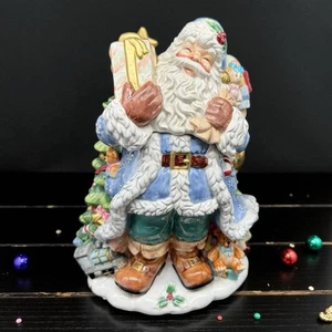 Vintage Paris & BeeBee Sweetz Treatz Collection Weihnachtsmann in blauer Keksdose wie abgebildet - Bild 1 von 22