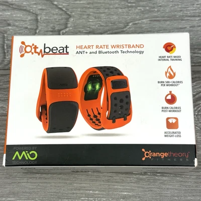 Monitor de frequência cardíaca de pulso flexível OrangeTheory Bluetooth rastreador HRM tamanho grande - Imagem 1 de 4