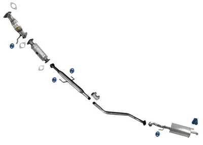 Resonator Ext Pipe Muffler Exhaust System for KIA Forte 2.0 Sedan 2010 2012 2013 - Image 1 of 4