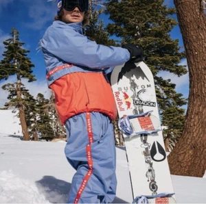 Burton Snowboarding Pants Mens S Nylon Lightweight Melter- Baby blue *SOLD OUT* - Picture 1 of 4