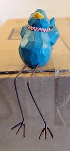 Bird Figurine RUSS Berries Tweet Along With Me Shelf Sitter "RELAXING" Blue Bird - Picture 1 of 7