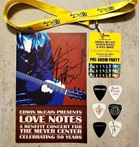 Edwin McCain autographed program pass guitar picks Sister Hazel Will Hoge 2004 - Picture 1 of 8