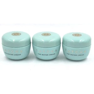 3x Tatcha The Water Cream Moisturizer 0.34 oz / 10mL Travel Size New - Picture 1 of 3