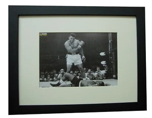 MUHAMMAD ALI + FOTO + IMAGEN + PÓSTER + ANUNCIO + RARE ORIGINAL NME + ENMARCADO + BARCO MUNDIAL EXPRESS - Imagen 1 de 7