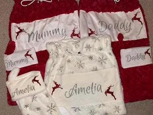 Personalised Christmas Santa Sack Xmas Gift Luxury Sack Santa - Picture 1 of 9