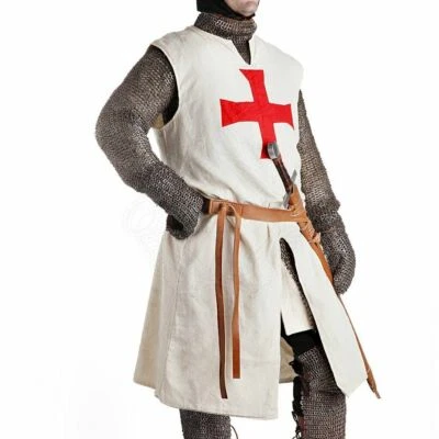 Medieval Tunic Templar Tabard Renaissance - LARP Costume  - Image 1 of 4