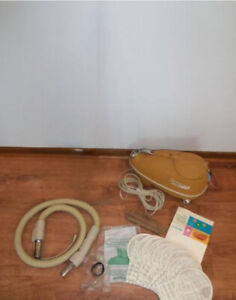Vintage Compact Electra C-9 Canister Vacuum With Accessories