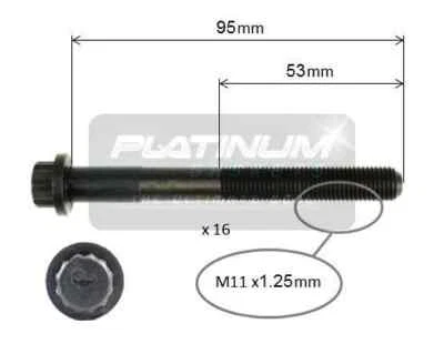 CYLINDER HEAD BOLT SET for TOYOTA CAMRY VCV10R VCV15R 3.0L 3VZFE V6 1991-1996 - Image 1 of 2