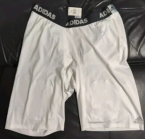 Adidas Men's 5 Pockets Girdle White/ Black Under Shorts Size 5XL "No Pads" NWT - Picture 1 of 8