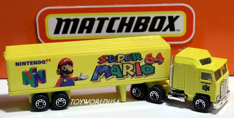 1997 Matchbox Super Rigs Kenworth Nintendo Super Mario 64 - Image 1 of 2