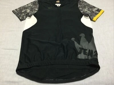 Camiseta deportiva de ciclismo Nike para mujer M (8-10) Ten 2 Fit bolsillos traseros secos negra  Foto 1 de 4