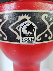 Toca Freestlyle Mechanically Tuned Djembe 9" Head Bali Red. - gebraucht - Bild 1 von 13