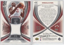 2005-06 SP Game Used Edition Authentic Fabrics Shaquille O'Neal #AF-SO HOF
