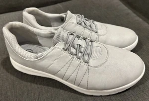 New Clarks Women's Cloudstepper Adella Stroll Slip-On Sneakers Shoes Gray 10 - Picture 1 of 8