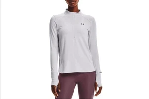 UNDER ARMOUR Women's HeatGear UA Run Track 1/2 Zip Running Top NWT SIZE: Medium - Picture 1 of 3
