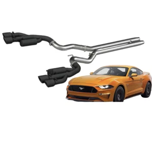 MBRP CatBack Exhaust System 3" Pipe Muffler Tip Fits 2018-2022 Ford Mustang - Picture 1 of 5