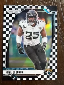 2024 Panini Prizm Black White Checker Board Foye Oluokun #134 Jaguars SSP Retail - Picture 1 of 2