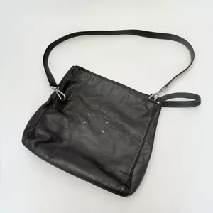 Maison Margiela Shoulder Bag Handbag Suede Leather Black Used Auth Excellent JPN - Picture 1 of 10