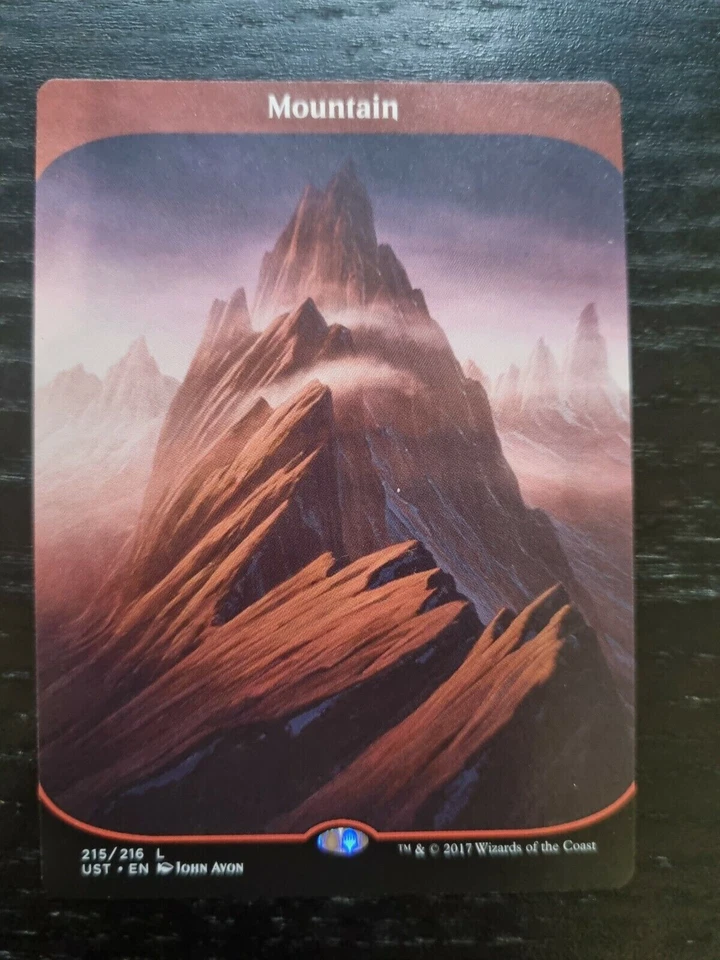 MTG - Mountain (UST) John Avon 215/216 - Image 1 of 1