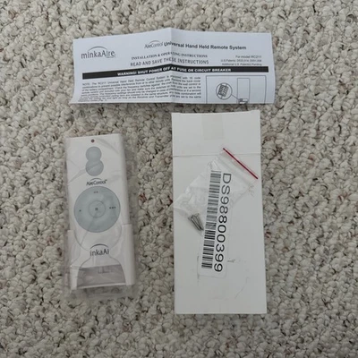 MinkaAire RC211 White Hand Held 32 Bit Airecontrol Ceiling Fan Remote System - Image 1 of 3