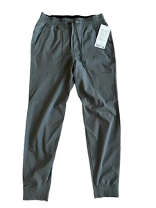 Lululemon Men’s Large ABC Jogger WovenAir Grey Sage Army Green $128 Inseam 30" - Picture 1 of 1