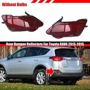 Luz reflectora de parachoques trasero lado conductor pasajero para Toyota RAV4 2013 2014 2015 - Imagen 1 de 8